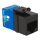 CAT5e RJ45 Keystone Jack for HD Style - Black, Single IC1078F5BK CAT5e RJ45 Keystone Jack for HD Style - Black, Single IC1078F5BK
